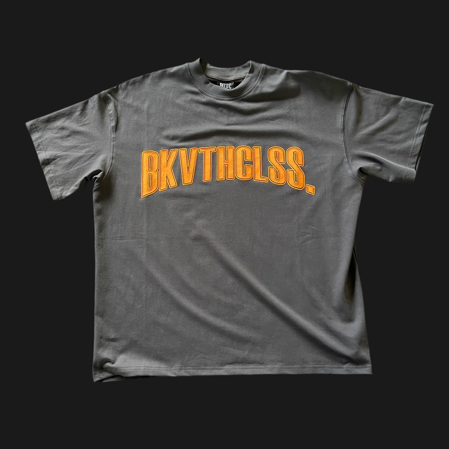 BKVTHCLSS Oversized Charcoal Tee.