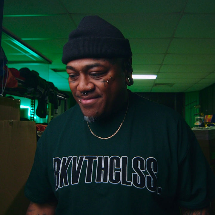BKVTHCLSS Oversized Green Tee.