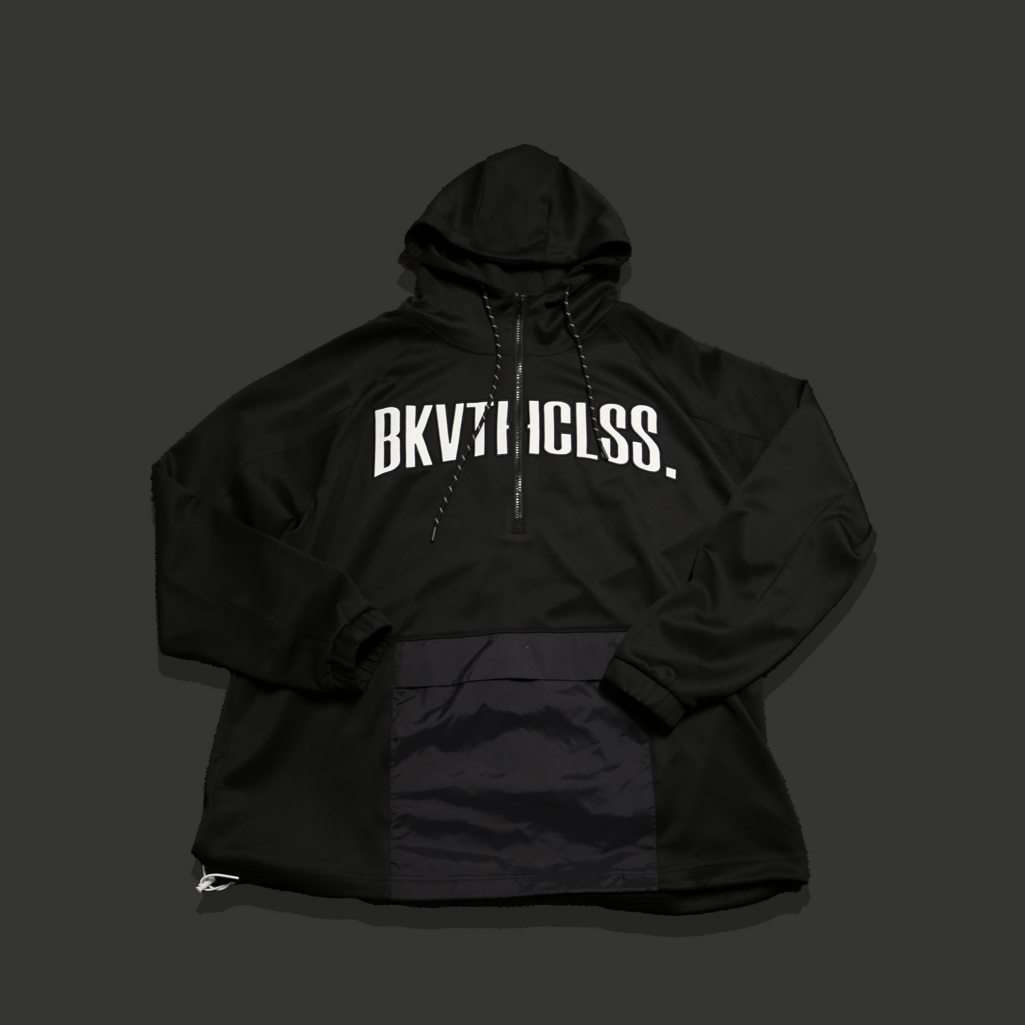 O/S Half Zip Jacket (Black)